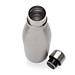 Eureka einwandige Wasserflasche aus RCS rec. Stainless-Steel, silber