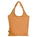 Faltbare Einkaufstasche aus Baumwolle, orange