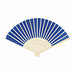 Faltbarer Fächer BAMBOO COOL,royalblau