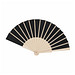 Faltbarer Fächer ECO COOL,schwarz
