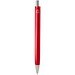 Feld RCS recycelter Kugelschreiber mit Metallic-Finish (schwarze Mine), rot