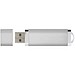 Flat USB-Stick, silber, 1GB