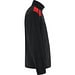 Fleecejacke Terrano in kombinierten Farben, M, schwarz/rot