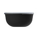 Food-Bowl ToGo, Classic, 1,0 l, schlichtes schwarz/transparent-milchig