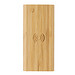 Bambus-Wireless-Powerbank, 8.000 mAh, braun