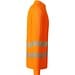 Sicherheits-Langarm-Poloshirt, XXL, Neon-Orange