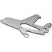 Geschenkartikel: ROMINOX® Key Tool Airplane / Flugzeug (19 Funktionen) im Motiv-Mäppchen Große Helden, silber