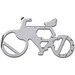 Geschenkartikel: ROMINOX® Key Tool Bicycle / Fahrrad (19 Funktionen) im Motiv-Mäppchen Große Helden, silber