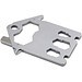 Geschenkartikel: ROMINOX® Key Tool House / Haus (21 Funktionen) im Motiv-Mäppchen Große Helden, silber