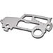 Geschenkartikel: ROMINOX® Key Tool SUV / Auto (19 Funktionen) im Motiv-Mäppchen Danke, silber