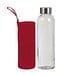 Trinkflasche Klagenfurt mit Sleeve, 500 ml, rot