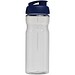 H2O Active® Base 650 ml Sportflasche mit Klappdeckel, transparent/blau