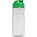 H2O Active® Base 650 ml Sportflasche mit Klappdeckel, transparent/grün