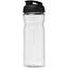 H2O Active® Base 650 ml Sportflasche mit Klappdeckel, transparent/schwarz
