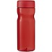 H2O Active® Base Tritan™ 650-ml-Sportflasche mit Drehdeckel, rot/rot