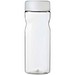 H2O Active® Eco Base 650 ml Sportflasche mit Drehdeckel, transparent/weiß