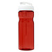 H2O Active® Eco Base 650 ml Sportflasche mit Klappdeckel, rot/ weiß