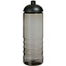H2O Active® Eco Treble 750 ml Sportflasche mit Stülpdeckel, kohle, weiß