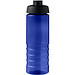 H2O Active® Eco Treble 750 ml Sportflasche mit Stülpdeckel & Trinkklappe, blau, schwarz