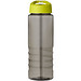 H2O Active® Eco Treble 750 ml Sportflasche mit Stülpdeckel & Trinktülle, kohle, limone