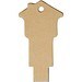 Haus USB-Stick 2.0 aus recyceltem Papier, Kraftpapier, 32GB