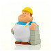 Herr Bert® Anti-Stress-Figuren Maurer Bert, weiß