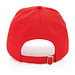 Impact 5 Panel Kappe aus 280gr rCotton mit AWARE Tracer, rot