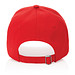 Impact 6 Panel Kappe aus 280gr rCotton mit AWARE Tracer, rot