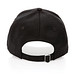 Impact 6 Panel Kappe aus 280gr rCotton mit AWARE Tracer, schwarz