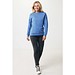 IQONIQ Denali ungefärbt. Rundhals-Sweater aus recycelter BW, heather blue, XXS
