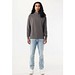 IQONIQ Elgon Quarter-Zip-Sweater aus rec. Baumwolle, anthrazit, M