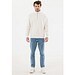 IQONIQ Elgon Quarter-Zip-Sweater, ivory white, L