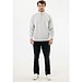 IQONIQ Elgon Quarter-Zip-Sweater aus rec. Baumwolle, light heather grey, S