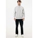IQONIQ Elgon Quarter-Zip-Sweater, light heather grey, XL