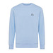 Iqoniq Etosha Lightweight Sweater aus recycelter Baumwolle, sky blue, XS