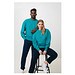 Iqoniq Kruger Relax-Rundhals-Sweater, verdigris, S