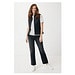 Iqoniq Meru Damen Bodywarmer aus recyceltem Polyester, schwarz, XXS