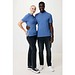 IQONIQ Yosemite Piqué-Poloshirt aus recycelter Baumwolle, heather blue, XXS
