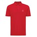 Iqoniq Yosemite Piqué-Poloshirt aus recycelter Baumwolle, rot, XL