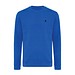 Iqoniq Zion Rundhals-Sweater aus recycelter Baumwolle, Königsblau, S