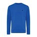 Iqoniq Zion Rundhals-Sweater aus recycelter Baumwolle, Königsblau, XXL