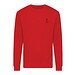 Iqoniq Zion Rundhals-Sweater aus recycelter Baumwolle, rot, L