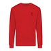 Iqoniq Zion Rundhals-Sweater aus recycelter Baumwolle, rot, S