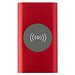 Juice 4000 mAh Typ-C kabellose Powerbank aus recyceltem Aluminium, rot