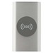 Juice 4000 mAh Typ-C kabellose Powerbank aus recyceltem Aluminium, silber