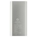 Juice 8000 mAh Typ-C kabellose Powerbank aus recyceltem Aluminium, silber