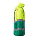 Kombinierter, gesteppter Parka Merak mit High Visibility, L, garden green/fluor yellow