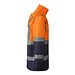 Kombinierter, gesteppter Parka Merak mit High Visibility, XXL, navy/fluor orange