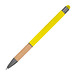 Kugelschreiber mit Griffzone aus Bambus, gelb