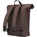 Recycled PU Roll-Top Rucksack Lennon,Braun